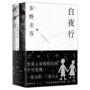 东野圭吾著作《白夜行》900万册纪念版 | 黑白双册 | 日本亚马逊畅销小说 | 侦探悬疑 | 推理小说
