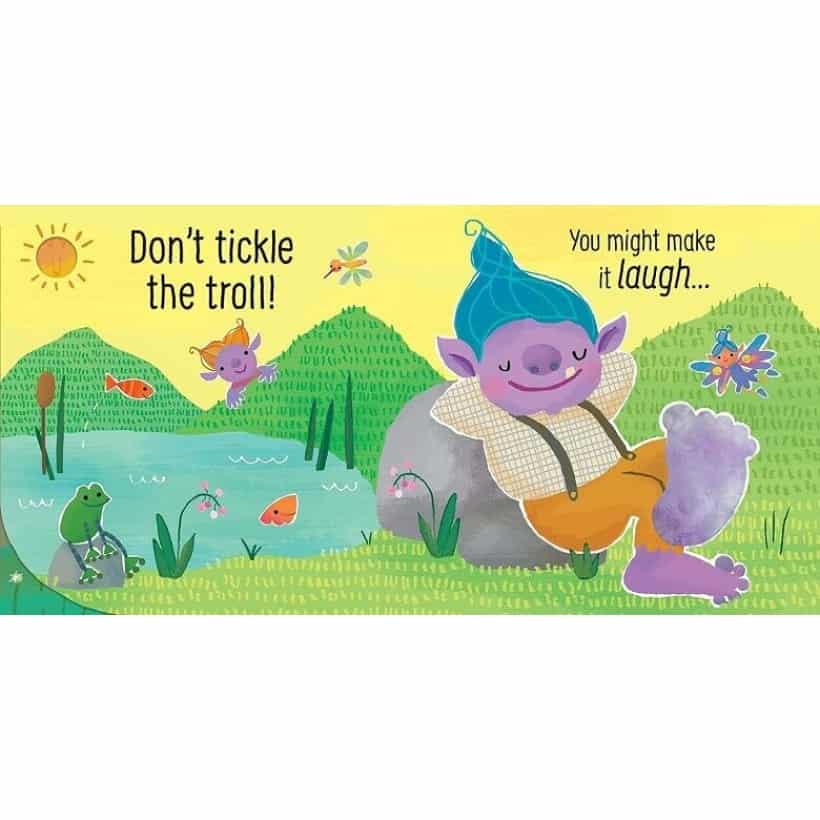 don't tickle the dragon (touchy feely sound books) board book