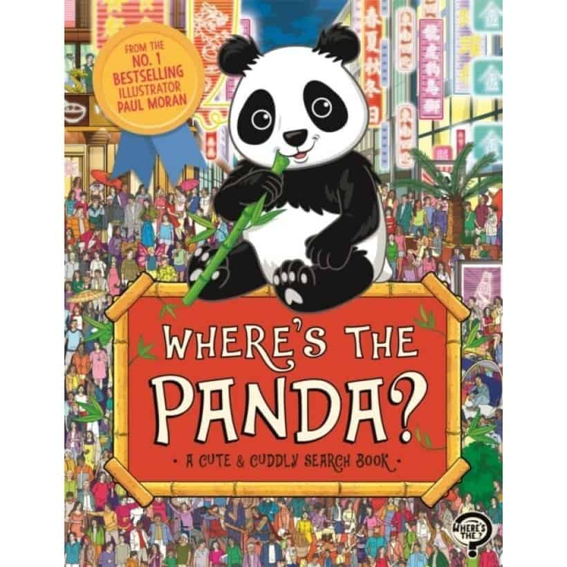 where's the panda? : a cute and cuddly search and find book | activity books