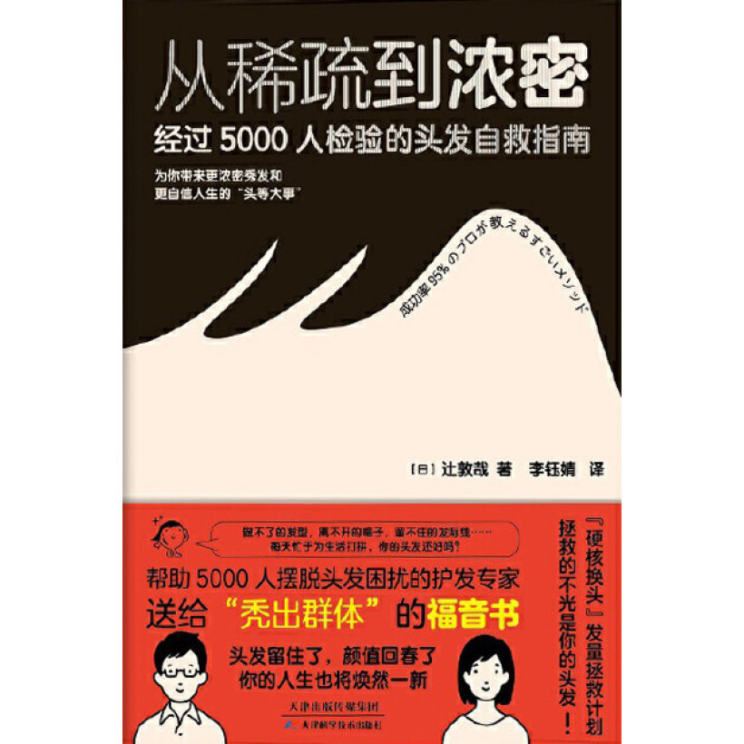 《从稀疏到浓密》经过5000人检验的头发自救指南 | 为你带来更自信人生